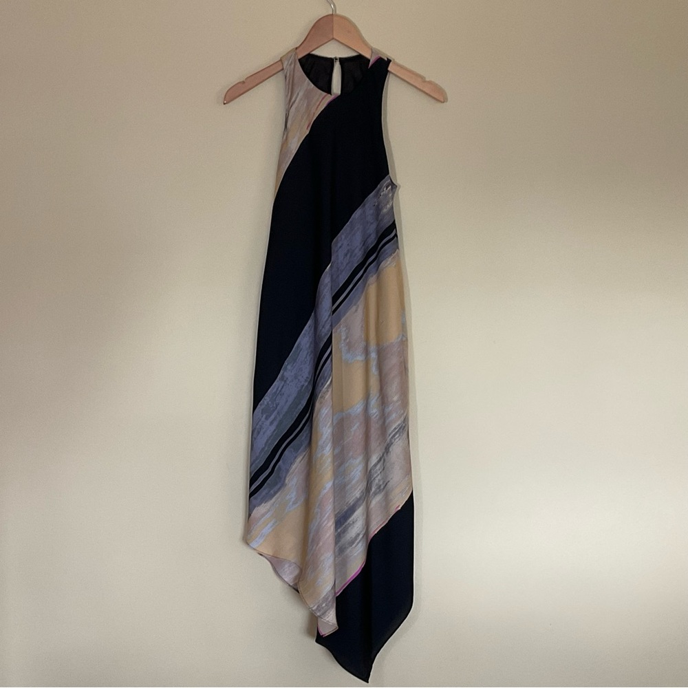 Rachel Rachel Roy Escapist Asymmetrical Sleeveless Dress Pockets S - Picture 10 of 15